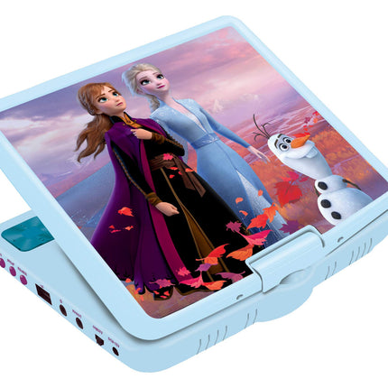 Lexibook - DVDP6FZ - Disney Frozeni kaasaskantav DVD-mängija - taevasinine (prantsuse, hispaania keeles)