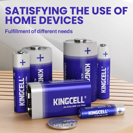 KINGCELL AA patareid 100 tk, leelispatareid AA 10-aastase säilivusajaga, 1,5 V AA patareid ülipika tööeaga. Ideaalne taskulampide, mikrofonide, kaugjuhtimispultide ja laste mänguasjade jaoks.