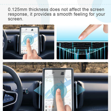 CDEFG ühildub Volvo EX30 EV 2024 navigatsiooniekraanikaitsega, 4H kriimustuskindel 12,3-tolline GPS-ekraanikaitse, auto navigatsiooniekraanikile, EX30 lisatarvikud, 2 pakki