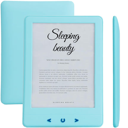 Silvergear® Backlit eBook Reader | 6-inch E-Ink Touchscreen | 4 GB Storage for 3,000+ eBooks | E-Reader | Anti-Glare and Lightweight | Blue