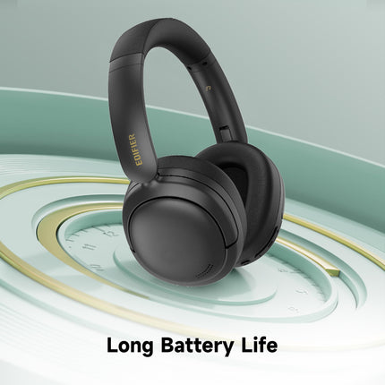 Edifier W800BT SE juhtmevabad kõrvaklapid Bluetooth 5.4 – tehisintellektiga mürasummutus kõnedele – 45-tunnine aku tööiga – kiire laadimine – AAC-koodek – kahe seadme ühendus – kokkupandav – must