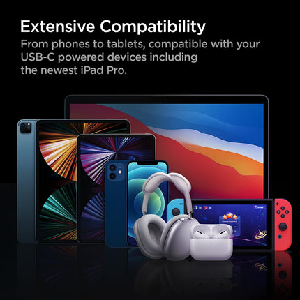 Spigen USB-C autolaadija 65W kahe pordiga autolaadija kiirlaadimisega PD 3.0 45W+20W Type-C iPhone 15 14 13 Pro Max Plus Mini MacBook Air iPad Pro Galaxy S23 S22 S21 Ultra Plus Pixel 8 Pro Steam Deckile