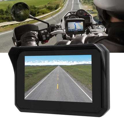 5-inch Motorcycle Carplay GPS Navigation, Airplay CarPlay/Android Auto for Motorcycles, Waterproof IPS Touchscreen, Motorcycle/Motorbike GPS, Bluetooth