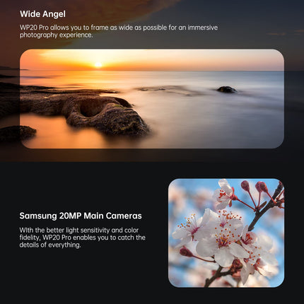 OUKITEL Android 12 Outdoor Mobile Phone Without Contract WP20 PRO, 20MP Dual Camera IP68 IP69K Rugged Smartphone, Octa Core 4GB 64GB, 6300mAh Battery, 5.93'' HD+, Dual SIM, Face Unlock, GPS NFC Black