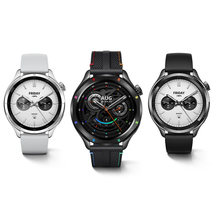 Xiaomi Watch S4 Rainbow – 1,43" AMOLED, 2200 nitti, 15-päevane aku, 5ATM veekindlus, pulsi- ja SPO₂-andur, Bluetooth 5.3, alumiiniumkorpus