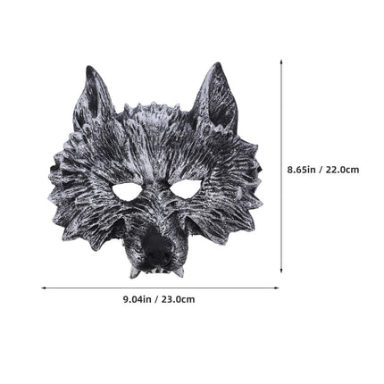 Toyvian Wolf Gloves Wolf Head Mask Wolf Costume Men's Halloween Costumes Wolf Mask Werewolf Gloves Ball Gloves Devil Mask Set Halloween for Masquerade Cosplay and Carnival