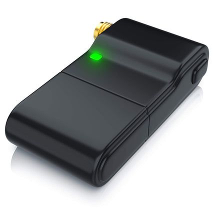 CSL - 300 Mbps WLAN Stick with Removable Antenna - Wireless LAN - USB 2.0 Stick - Mini Dongle 802.11nbg - SMA Jack 150 54 - Windows 11 Compatible - Black