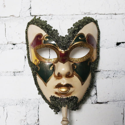 Yu Fengi komplekt 2 paari Veneetsia cosplay maske Veneetsia muusika Mardi Gras karnevali maskeraadi mask pulgal peo disguise kaunistused