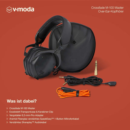 V-MODA Crossfade M-100 Master kõrvaklapid, mürasummutavad, mustad