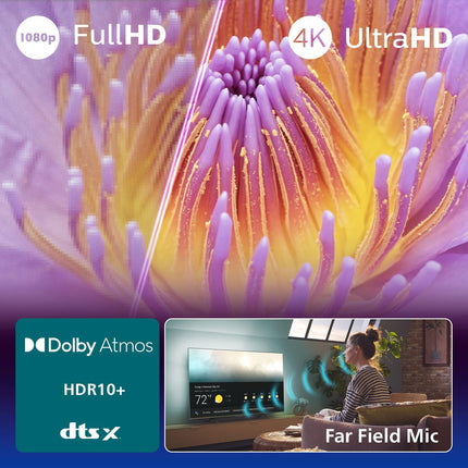 Philips Ambilight 65PUS8200 4K LED nutiteler – 65-tolline ekraan Pixel Precise Ultra HD, Titan OS, Dolby Vision ja Dolby Atmos heliga