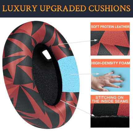 SOULWIT Professional Replacement Ear Pads for Sony WH-1000XM4 (WH1000XM4) Over-Ear Headphones with Soft Protein Leather, Noise Isolating Foam, Extra Thickness