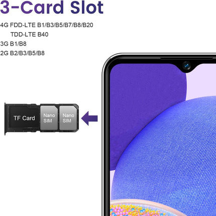 KXD A07 mobiiltelefon ilma lepinguta, odav 2023, 4GB + 64GB / 256GB laiendatav Android 12 kaheksatuumaline 6,52" HD+ 4G nutitelefon ilma lepinguta, 13MP + 8MP kaamera 4500mAh, sõrmejälg, näotuvastus, SIM-kaardivabad mobiiltelefonid - roheline