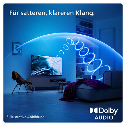 Philips 32PHS6009 HD LED nutiteler - 32-tolline ekraan pikslipõhise HD Titan OS platvormi ja Dolby Digitaliga - töötab Alexa ja Google Assistantiga - matt must