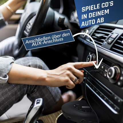 KLIM kõlar + CD-mängija koos kõlariga + UUS + laetav aku + kaasaskantav CD-mängija koos kõrvaklappidega + SD/TF-kaart + AUX + Ideaalne auto CD-mängija + kaasaskantav CD-mängija koos kõlariga