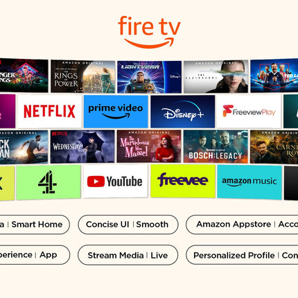 TCL 32SF540 - 32-tolline FHD nutiteler - HDR ja HLG, Dolby Audio, DTS Virtual X /DTS-HD, Metal, ääristeta, kahe sagedusribaga Wi-Fi 5, Fire OS 7 süsteemiga
