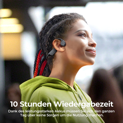 Relxhome ujumiskõrvaklapid, luujuhtivusega kõrvaklapid, sisseehitatud 32 GB mälu, MP3 spordikõrvaklapid Bluetooth 5.3, IPX8 veekindlad, 10 tundi mänguaega, avatud kõrvaga kõrvaklapid ujumiseks ja jooksmiseks