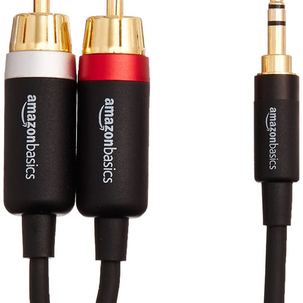 Logitech Bluetooth Audio Adapter Black &amp; Amazon Basics PBH-19822 RCA Audio kaabel, 3,5 mm pistik 2 x RCA pistikutele, 2,44 m
