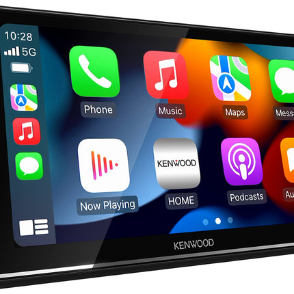 KENWOOD DMX7722DABS - 17,3 cm (6,8") digitaalne meedia AV-vastuvõtja juhtmevaba CarPlay ja Android Auto funktsiooniga (4x50W, DAB+/FM, BT, 3x eelväljundit 2,5 V, USB, iPod/iPhone'i juhtimine)