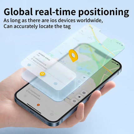 Õhus jälgiva esemete leidja, Bluetoothi ​​jälgimisseadme asukoha silt töötab Apple Find My rakendusega (ainult iOS), esemete jälgija teie võtmetele, pagasile, lemmikloomale, vahetatava akuga