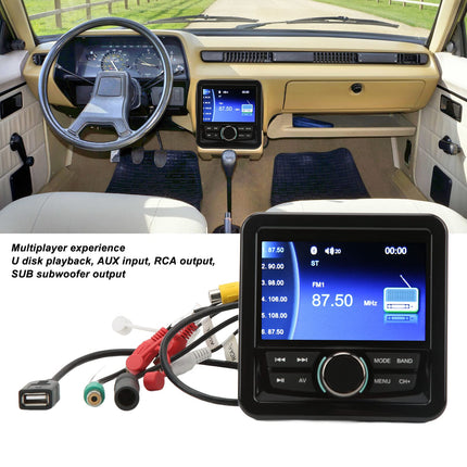 Bluetooth-merevastuvõtja, stereo, paadiraadio, auto digitaalne meedia, stereovastuvõtja, MP3- ja MP5-meediapleier, veekindel, kadudeta muusika jahtidele ja veoautodele.
