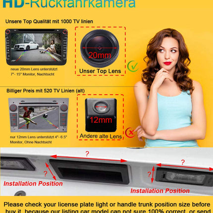 Karakus Car License Plate Rear View Camera Night Vision Camera Parking Assistance Reversing System for CRV New FIT Odyssey Insight Vezel HRV FR-V MR-V Edix LaGreat Jazz