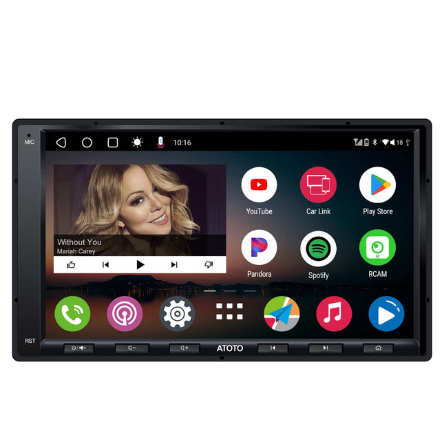 [Uus] ATOTO A6PF 7-tolline Android autoraadio, topelt-DIN-raadio, juhtmevaba CarPlay, juhtmevaba Android Auto, DAB-raadio, Mirror Link, kahekordne Bluetooth, WiFi/BT/USB-ühendus, HD LRV, 2G+32G A6G2A7PF
