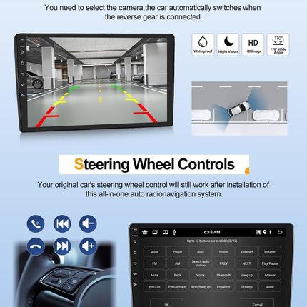2+64GB CAMECHO Android 13 autoraadio navigatsiooniga VW Beetle'ile (2004-2010), millel on Carplay, Android Auto, kahe DIN-iga raadio, 6-tolline ekraan, Bluetooth, Mirror Link, FM/RDS, WiFi, SWC ja USB