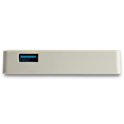 StarTech.com USB-C to Gigabit Ethernet Adapter with USB-A Port - 1Gbps NIC USB 3.0/USB 3.1 Type-C Network Adapter - USB-C/TB3 Compatible 1GbE NIC - Windows, macOS, Chromebook - White (US1GC301AUW)