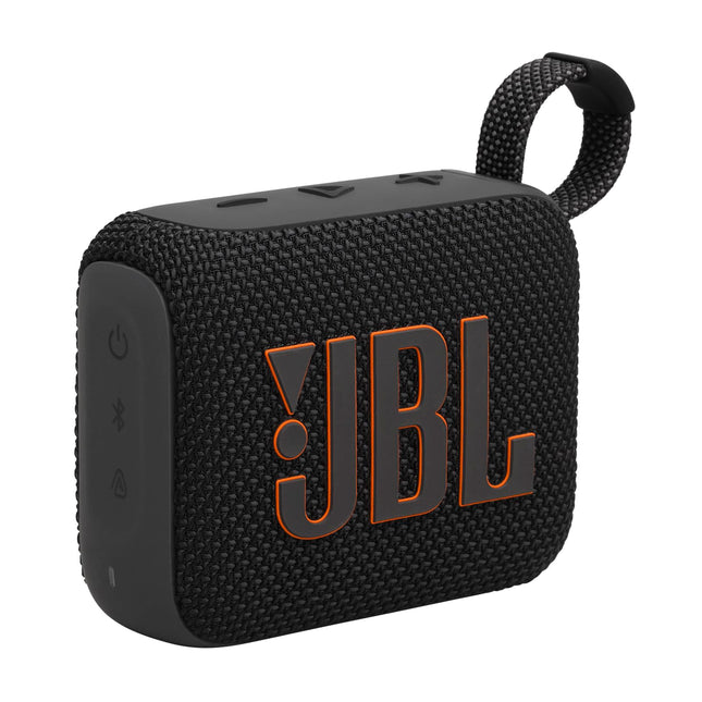 JBL Go 4 - Black – Portable Bluetooth speaker with JBL Pro Sound, deep bass, and Playtime Boost function – Waterproof and dustproof – 7 h battery life