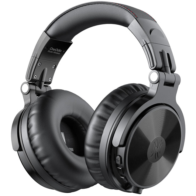 OneOdio Bluetooth-kõrvaklapid kõrva otsa [kuni 110 tundi ja BT 5.2] Juhtmevabad Bluetooth-kõrvaklapid 50 mm draiveritega, HiFi stereo kokkupandavad juhtmevabad kõrvaklapid mikrofoniga sülearvuti/mobiiltelefoni/arvuti jaoks - mustad