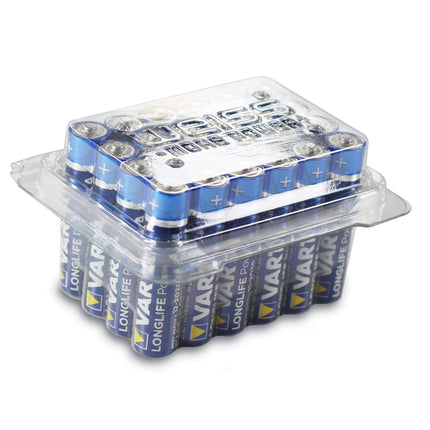 24 Varta Longlife Power, suure energiatarbega, Micro AAA 4903 patareid, leeliseline MN2400 eripakk,