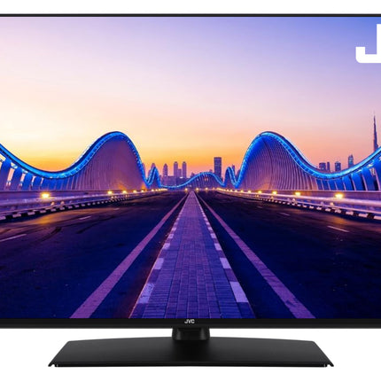 JVC 40-tolline televiisor LT-40VF4455 Full HD televiisor 102 cm ekraani diagonaaliga ja integreeritud kolmekordse tuuneriga, LED-teler must