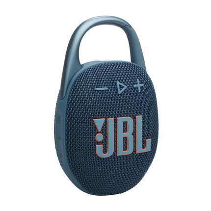 JBL Clip 5 - Blue – Portable Bluetooth speaker with JBL Pro Sound, deep bass, and playtime boost – Waterproof and dustproof – 12-hour battery life