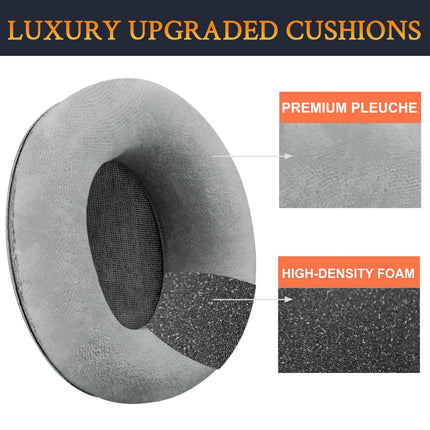 SOULWIT Replacement Ear Pads for AKG K701, K702, Q701, Q702, K601, K612, K712 Headphones, Ear Pads with Softer Velour