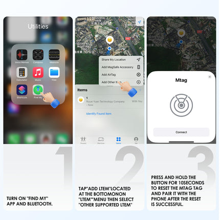 Wallet Tracker Card Slim 1.6mm, Purse Finder, Wallet Finder with Apple Find My App (Only iOS, Not for Android), Bluetooth Item Finder for Wallets, Phones, Passports.