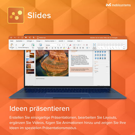 OfficeSuite kodu ja äri | 5-ühes kontoritarkvarapakett | Dokumendid, arvutustabelid, esitlused, PDF-id, e-post ja kalender | Eluaegne litsents | 1 Windowsi arvuti | 1 kasutaja [arvuti võrgukood]