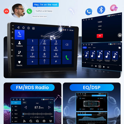 4+64G Android Car Radio for FIAT Ducato 3/Peugeot Boxer 2/Citroen Jumper 2 2011-2022 9 inch Wireless Carplay Car Radio with Android Auto Navi GPS Mirror Link Bluetooth FM/RDS/DAB/DVR/EQ Rear View Camera