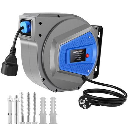 as - Schwabe automaatne kaablirull 15 m H07RN-F 5G2.5 &amp; Himimi automaatne kaablirull 15m + 1m 1500W ~ 3000W kaablirull automaatne elektriline voolikurull