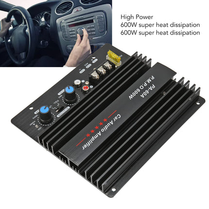 600W autoaudio suure võimsusega võimendiplaat, 12V võimas ja tugev bass-subwooferplaat enamiku autode jaoks