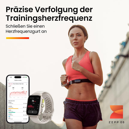 Amazfit Cheetah Square 44mm Lightweight Smartwatch for Running with Dual-Band GPS, Route Navigation and Offline Maps, Personalized Training Plans, Heart Rate and Blood Oxygen Monitor, Music, 5 ATM