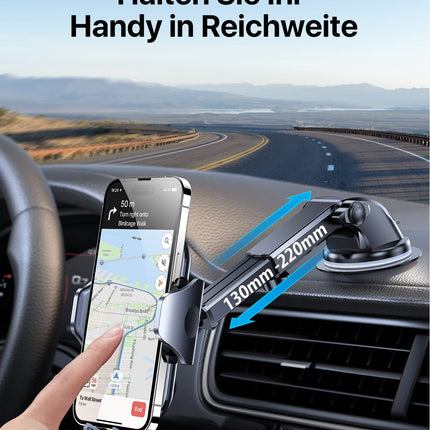 andobil autotelefoni hoidik [2024. aasta uusim iminapp] 3-ühes iminapp ja õhutusava hoidik Universaalne autokinnituse lisatarvikud iPhone 16 Pro Max 15/14/13/12/11 Samsung Galaxy S24 Ultra/S23/S22 jne jaoks.