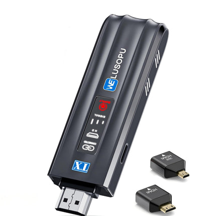 Juhtmevaba HDMI-saatja nutika LED-ekraaniga, juhtmevaba HDMI-saatja mitme sülearvuti jaoks (ainult saatja, vastuvõtja sidumine on vajalik)