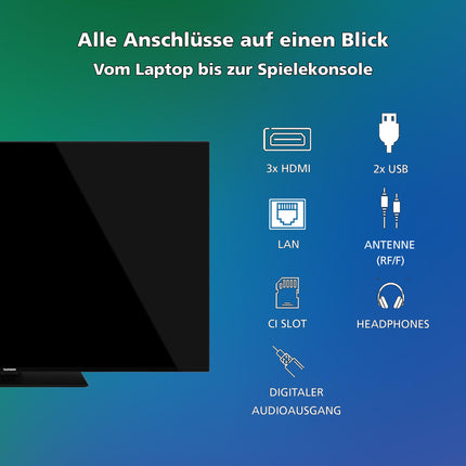 Telefunken TV 65-tolline nutiteler VIDAA XU65VP750M 4K UHD teler, HDR-teler Dolby Visioniga, kolmekordne tuuner ja 6-kuuline HD+ garantii, must LED-teler
