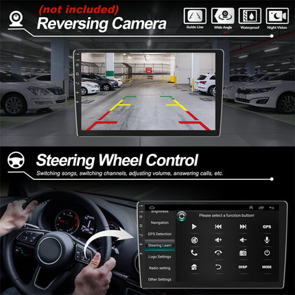 CAMECHO Android 13 autoraadio navigatsiooniga Mercedes Benz Vito 3 W447 (2014-2020), kahe DIN-iga autoraadio 10,1-tollise ekraani, Bluetooth RDS/FM MirrorLinki ja USB=P2-ga