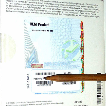 SB/MS Office Small Business XP CD W32, 3 tk mitte-OSB, sisu: Word, Excel, Outlook, Publisher