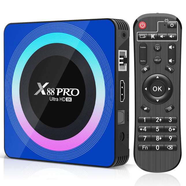 Android 13.0 teleriboks, Android Box 4GB RAM 64GB ROM RK3528 neljatuumaline 64-bitine Cortex-A53, Android TV Box toetab 2.4/5.0GHz WiFi6 BT5.0 HD 8K HDMI 2.0
