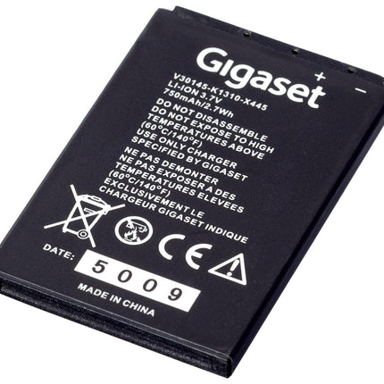 Gigaset replacement battery for phones SL400, SL800 Pro, Premium 300, SL450, SL750Pro, SL610, SL780, SL390