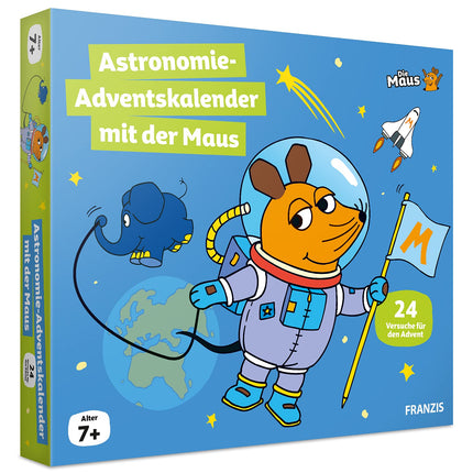 FRANZIS 67162 - Astronomy Advent Calendar with the Mouse, 24 Advent experiments for discovery, research and puzzles, for children ages 7 and up