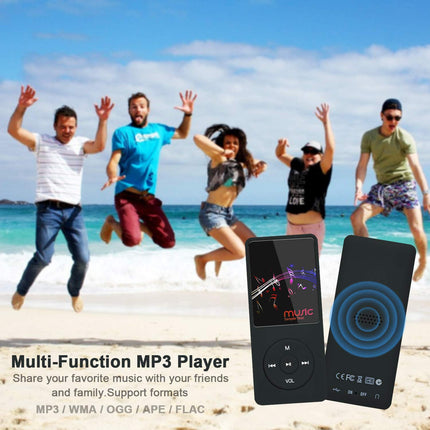 COVVY 8GB Portable MP3 Music Player, Supports up to 64GB SD Card, Lossless Sound HiFi MP3 Player, Music/Video/Voice Recording/FM Radio/E-Book Reader/Photo Viewer (8G, Black)