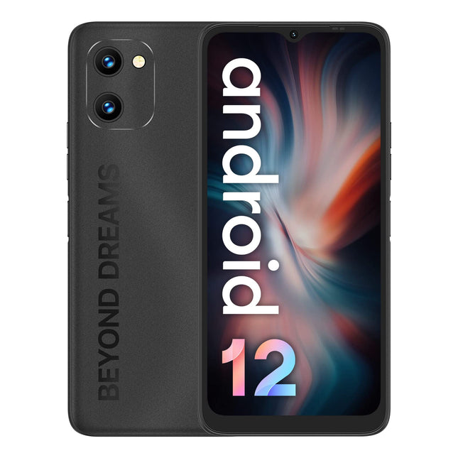 UMIDIGI C1 Max Android 12 odav nutitelefon ilma lepinguta, 5150 mAh aku C-tüüpi ühendusega, 6,52-tolline HD+ ekraan, 50 MP kaamera, 6+ 128 GB (laiendatav kuni 256 GB) kahe SIM-kaardiga mobiiltelefon seenioridele, lastele, ettevõtetele